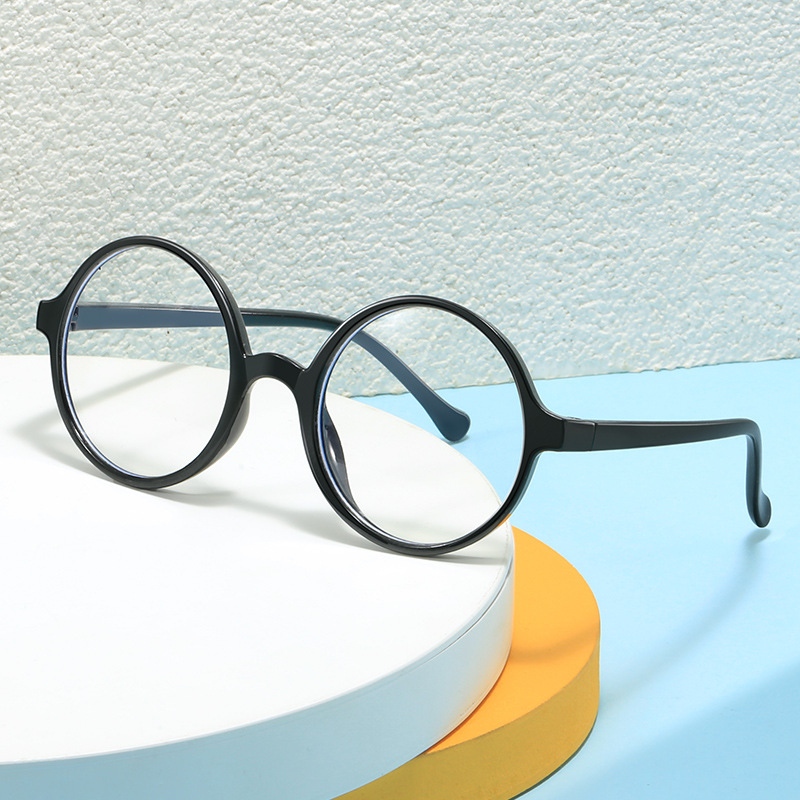 New Fashionable Kidsren's Glasses Frame Flat Glasses for Boys and Girls Cute Round Korean Style Baby Decorative Photo Glasses
