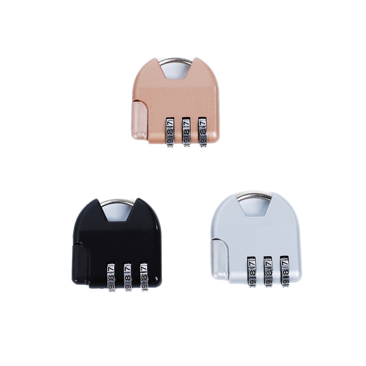 Wooden Box Blind Box Iron Box Hasp Password Padlock Small Student Password Lock Small Mini Lock Suitcase Backpack Lock
