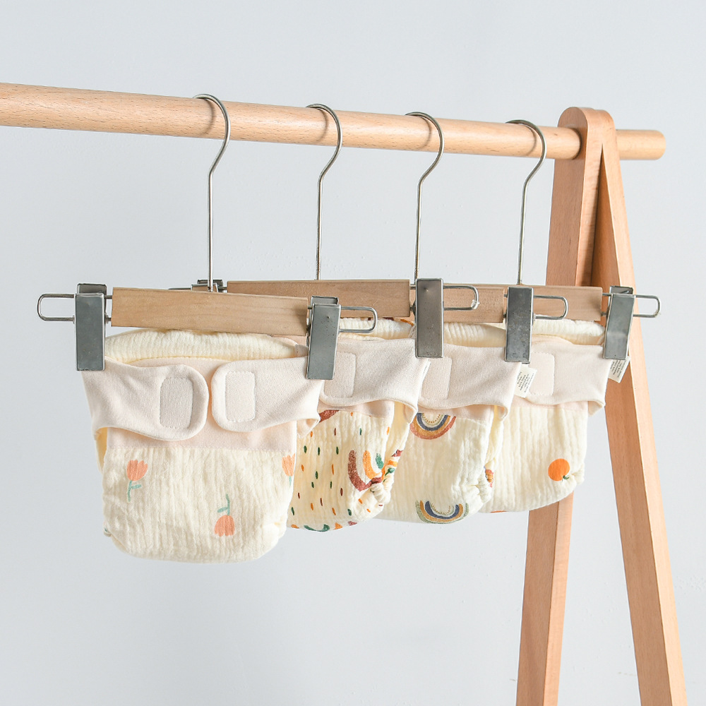 Korean version of gauze cotton baby wing training study pants gauze diapers waterproof diapers cotton diapers category A