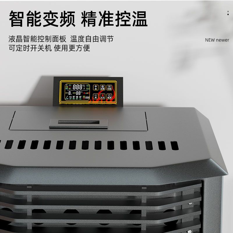 New Classy European-Style Biomass Pellet Heating Stove, Dual-Purpose Commercial Environmentally Friendly Fuel, Energy-Saving Household Smoke-Free