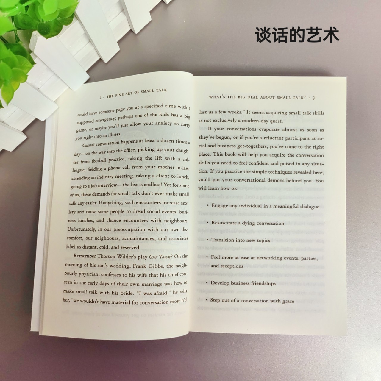 The Fine Art of Small Talk English Version the Fine Art of Small Talk by Deborah Fern