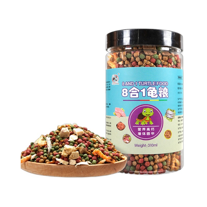 Turtle Feed High Protein Turtle Food Snapping Turtle Money Turtle Food Universal Particles Fish and Shrimp Breadworm Dried Turtle Open Food