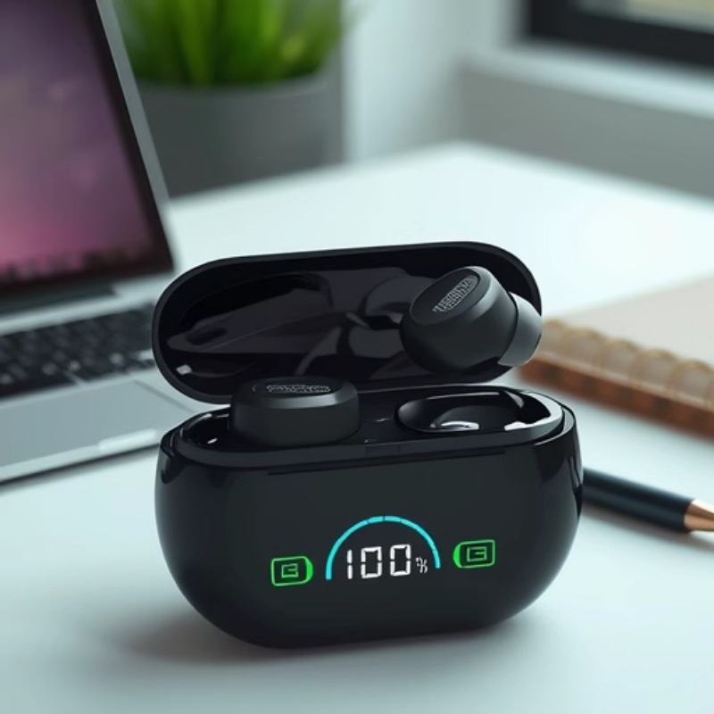 Внутриканальный слуховой аппарат для пожилых людей, интеллектуальное шумоподавление, магнитная зарядка, с дисплеем, заушный слуховой аппарат