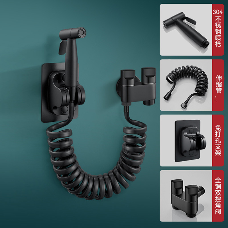 Toilet Companion Bidet Spray Gun Faucet Bidet Household Toilet Bathroom Spray Gun Faucet Booster Spray Gun