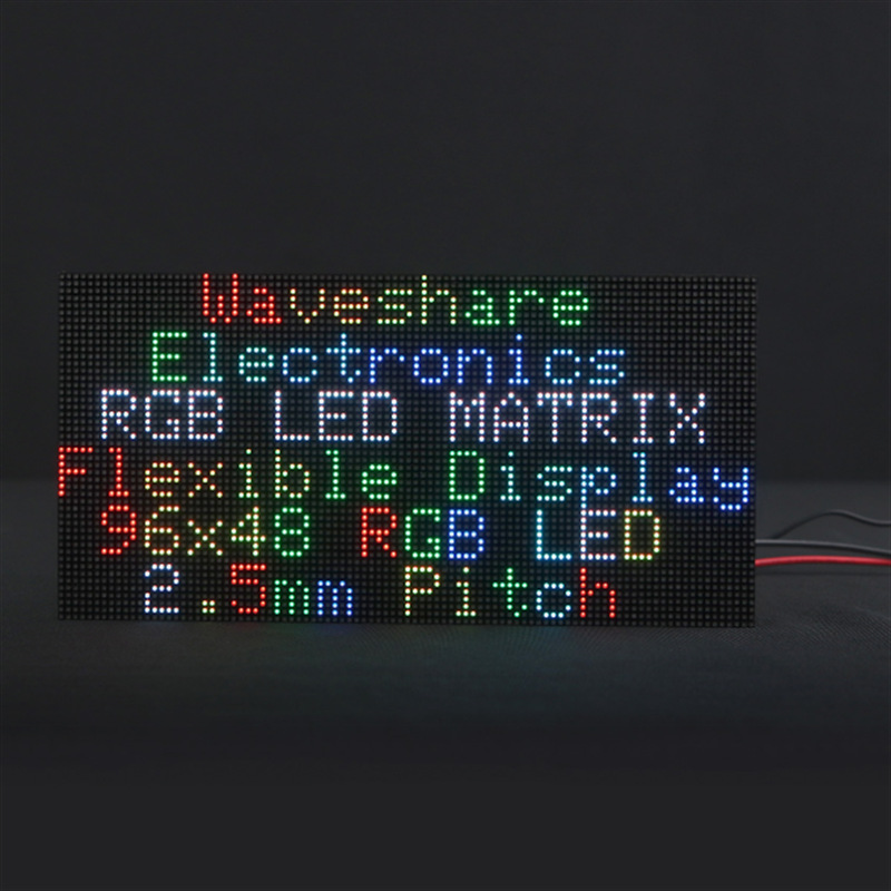 Rgb-Matrix-P2.5-96X48-F Full-Color Led Dot Matrix Distance Flexible Display Brightness Adjustable and Bendable