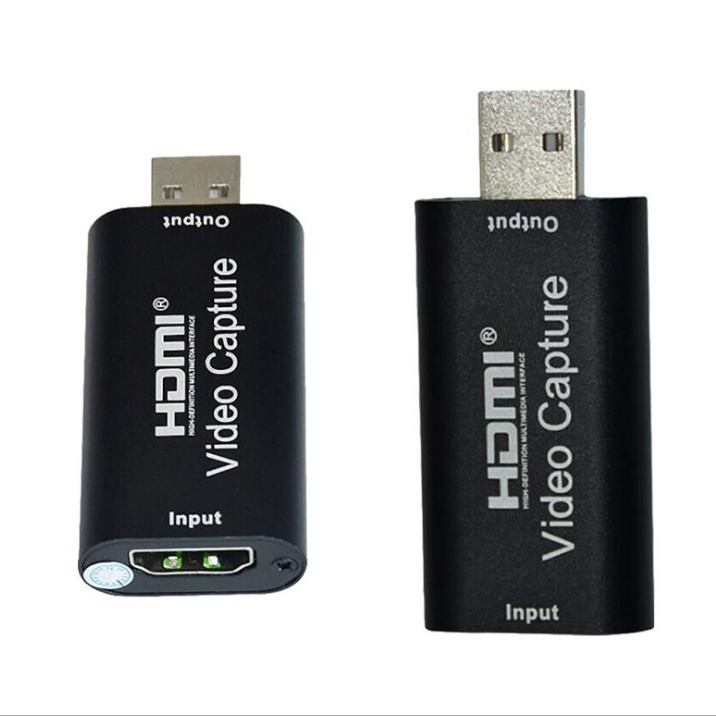 Factory Direct Sales HDMI to Usb2.0 Video Capture Card 1080P High-Definition Video Recorder Game Video Real-Time Flow