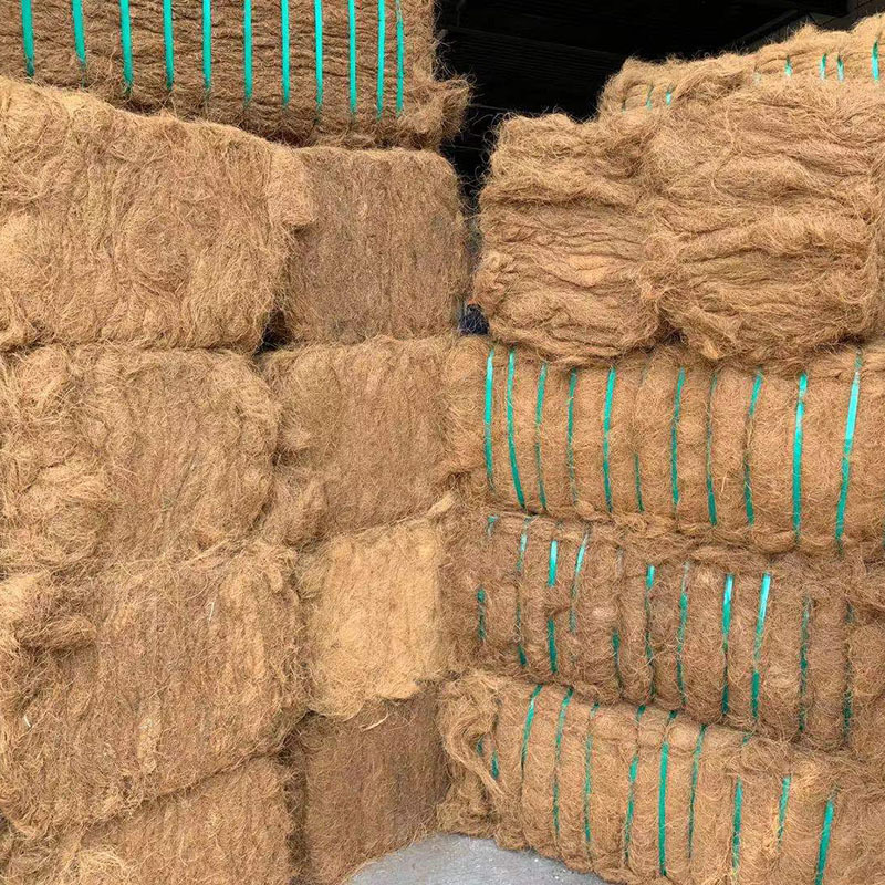 Brown silk_coconut silk_port spot promotion combed 5~25cm long coconut palm Silk