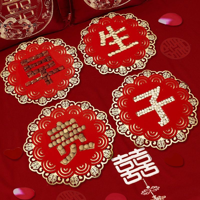 Early Birth of a Precious Child, Dried Fruit Combination, Wedding Bed Ornaments Mold, Wedding Engagement, New House Decoration, Bed Decoration Supplies