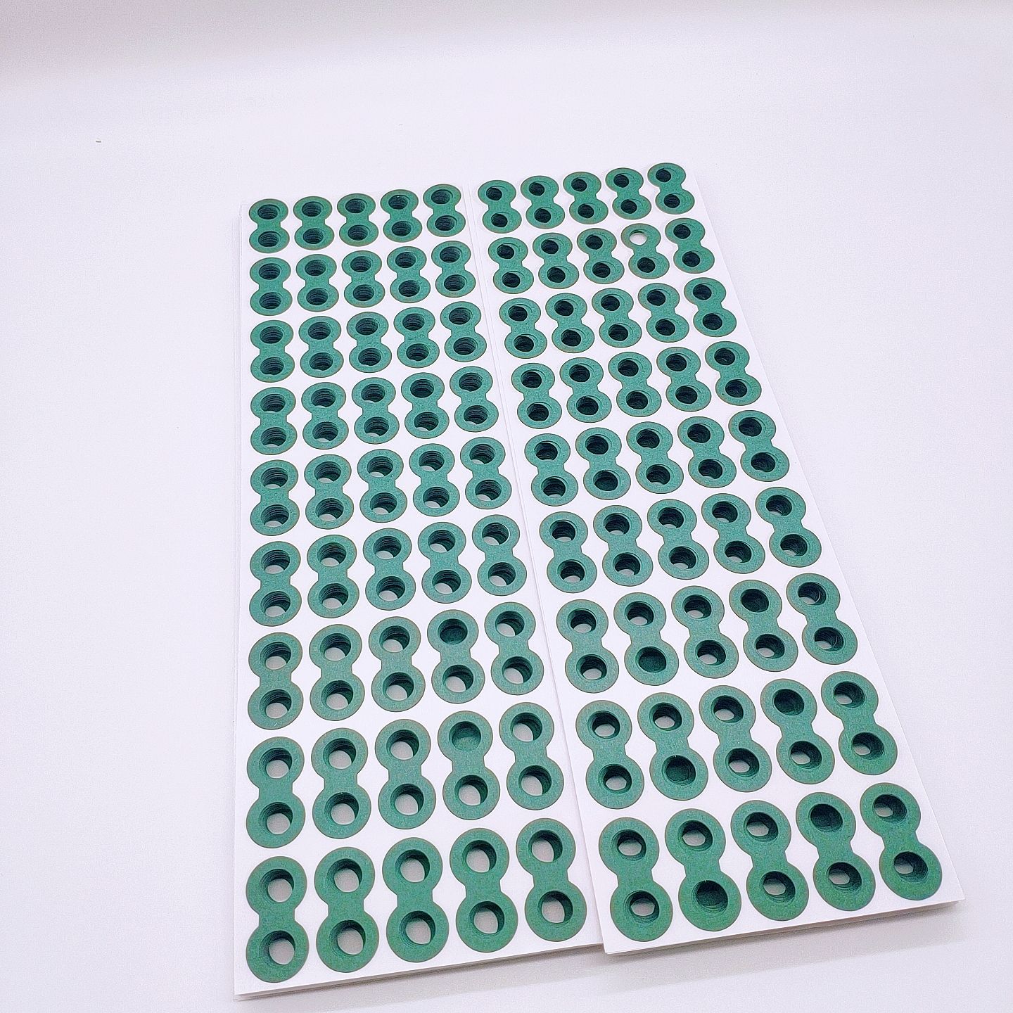 Customized Adhesive-Backed Highland Barley Paper Insulating Gasket, Lithium Battery Insulating Paper, Red Steel Paper, Fast Paper Gasket, Coated Green Shell Paper