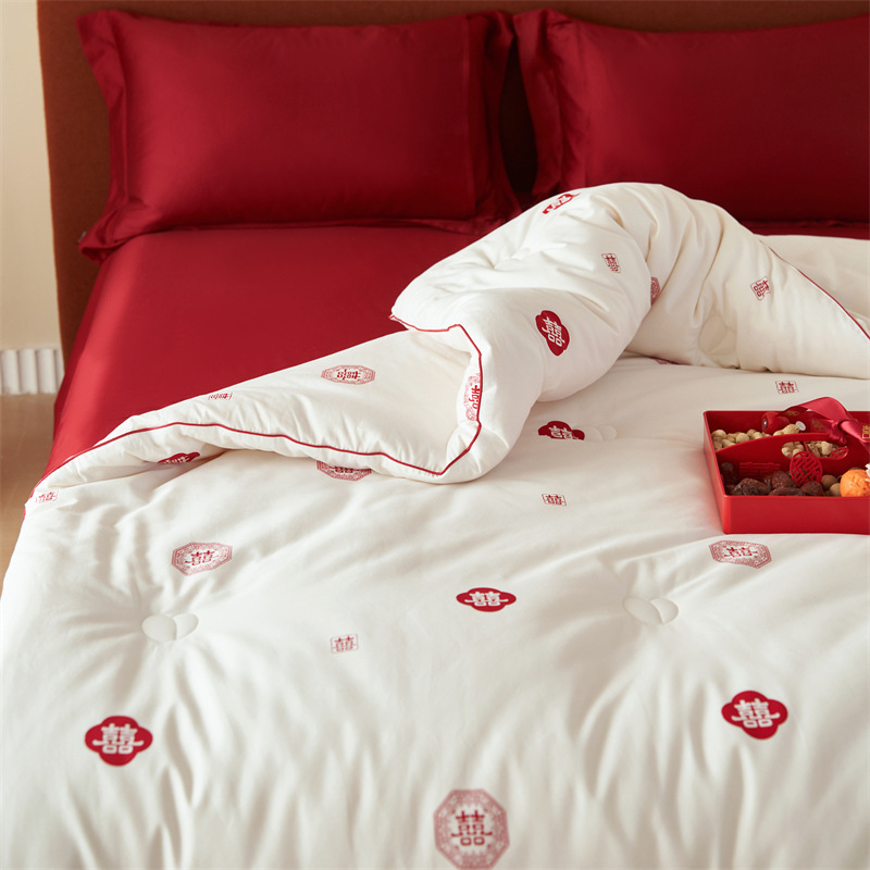 New Class a Cotton Twill 30% Soybean Quilt Wedding Quilt Core Winter Quilt Spring & Fall Quilt Gift Quilt Wholesale