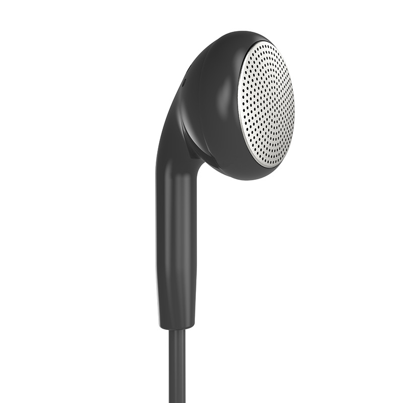 3.5mm unilateral earphone with microphone driver driver driving flat head mobile phone earplug Type C digital chip