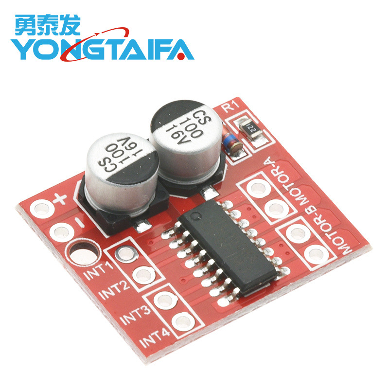 2-Way Dc Motor Drive Module Forward and Reverse Pwm Speed Regulation Dual H-Bridge Stepper Motor Mini Super L298N