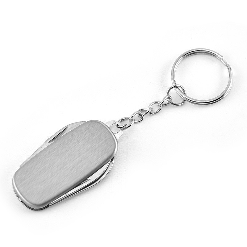 Factory Direct spring knife stainless steel multi-functional gift knife keychain multi-open knife outdoor folding tool