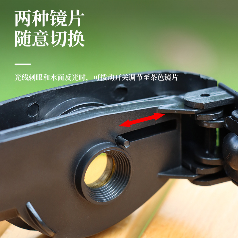 New Fishing Telescope Glasses Watch Drift High-power High-definition Low-light Night Vision Fishing Glasses Outdoor Portable