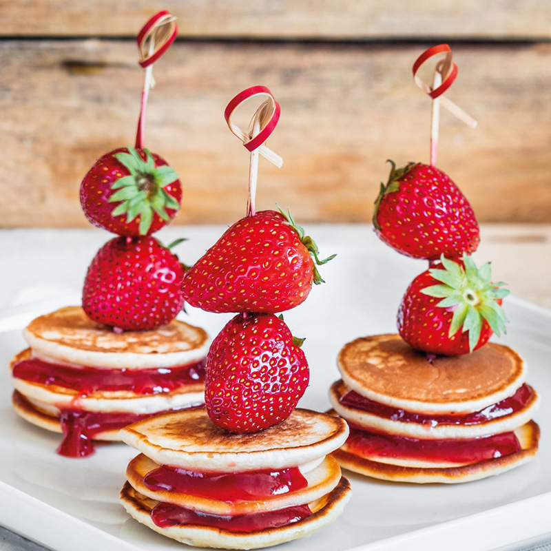 Imported Hero Blueberry Strawberry Jam 25g*6 Aluminum Box Small Package 0 Fat Spread Bread Baking Biscuits