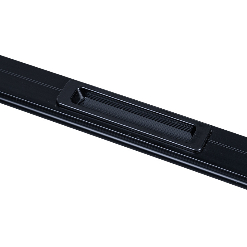 Abs Plastic Concealed Handle for Sliding Doors, Embedded Invisible Handle for Cabinet Doors and Drawer Pulls