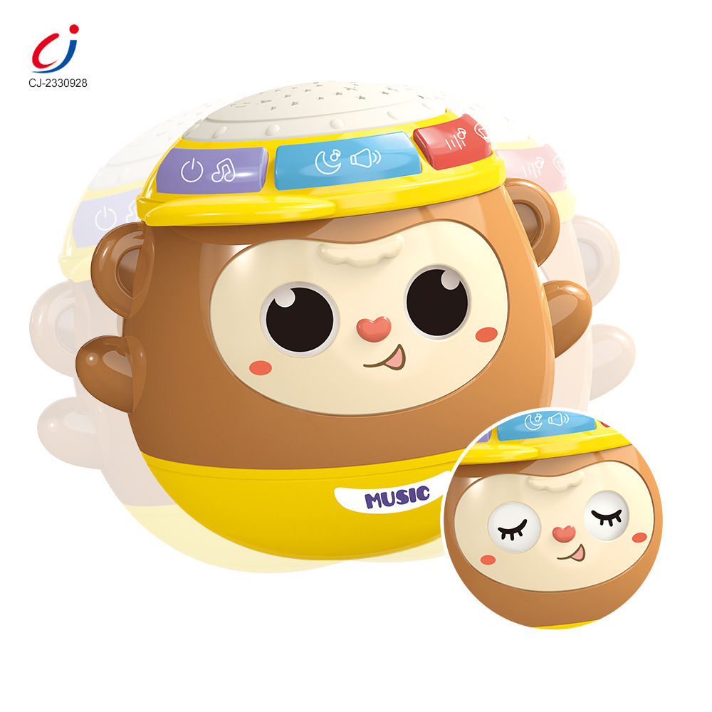 Cross-Border Children's Hand Drum Hexahedral Educational Toy Drum Baby Early Education 6-Month-Old Baby Manufacturer Wholesale