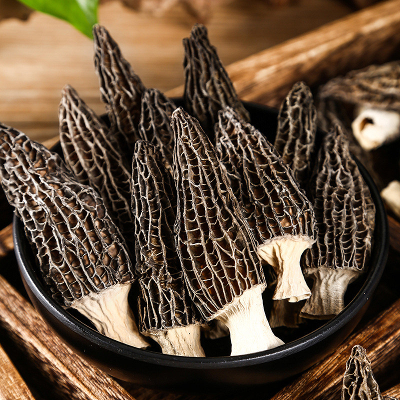 New Yunnan Specialty First-Crop Morels Selected 20g Dry Goods Gram Bagged Source Manufacturer Wholesale Free Shipping