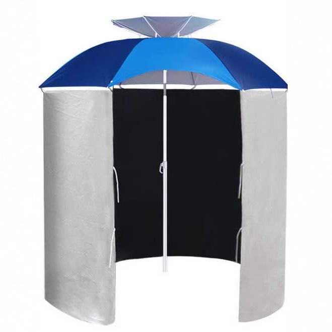 Уличный зонт для рыбалки с полным покрытием, дождезащитный, солнцезащитный, ветрозащитный, складной ультралегкий