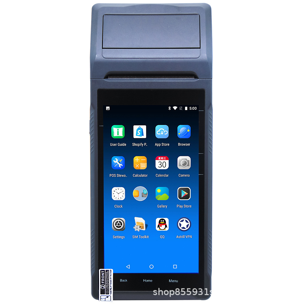 Nupas Q1 Android 12 Handheld Cash Register Touch All-in-One Bill Printing NFC Sweep Code Payment Terminal SDK
