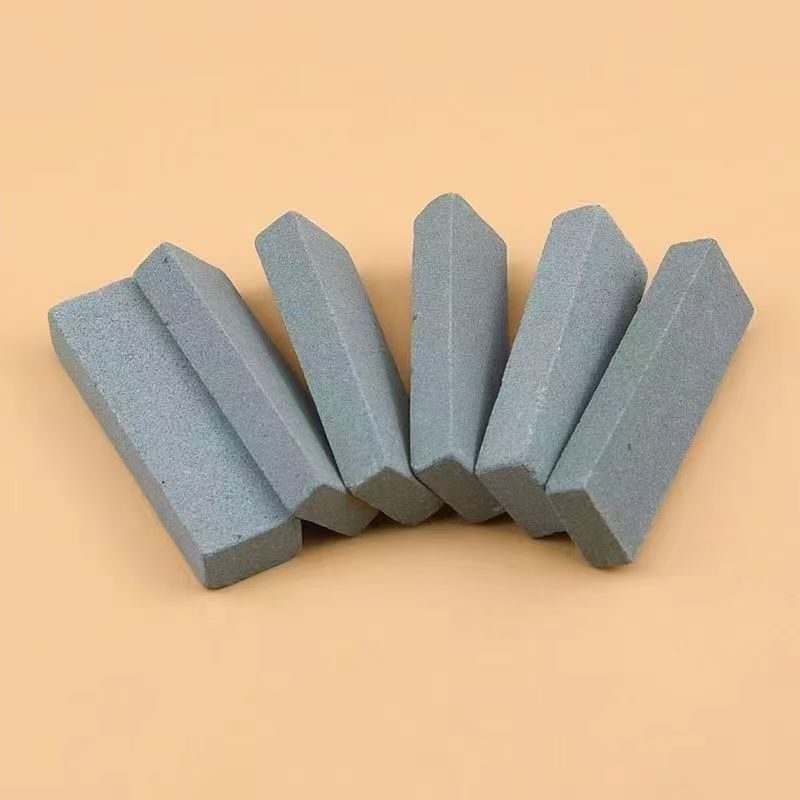 Portable Single-Sided Whetstone Emery Small Oilstone Strip Raw Stone Polishing Outdoor Small Oilstone Whetstone Portable