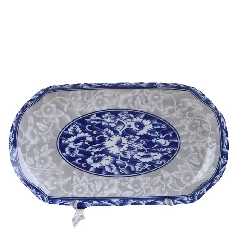 Blue and white porcelain rice bowl large soup bowl large noodle bowl household pickled cabbage fish boiled fish soup basin ceramic rice bowl manufacturers wholesale