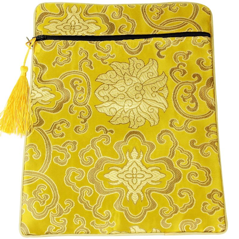 Sutra Book Bag Sutra Book Bag High-grade Embroidery Sutra Book Storage Bag Double-layer Thickened Sutra Bag Buddhist Sutra Cloth Bag Copy Sutra