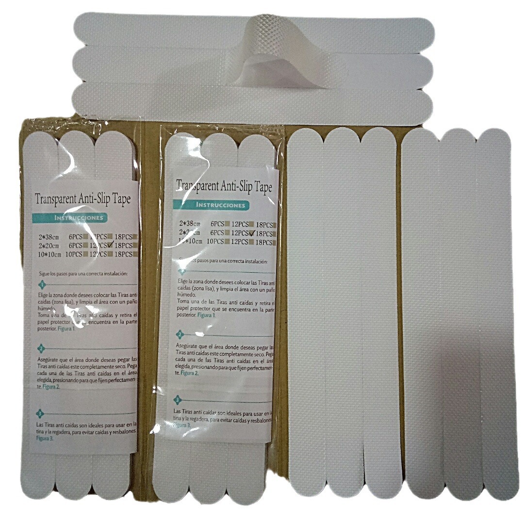 Bathroom rubber PEVA anti-slip strip 2cm * 38cm anti-slip tape anti-slip strip stair anti-slip sticker