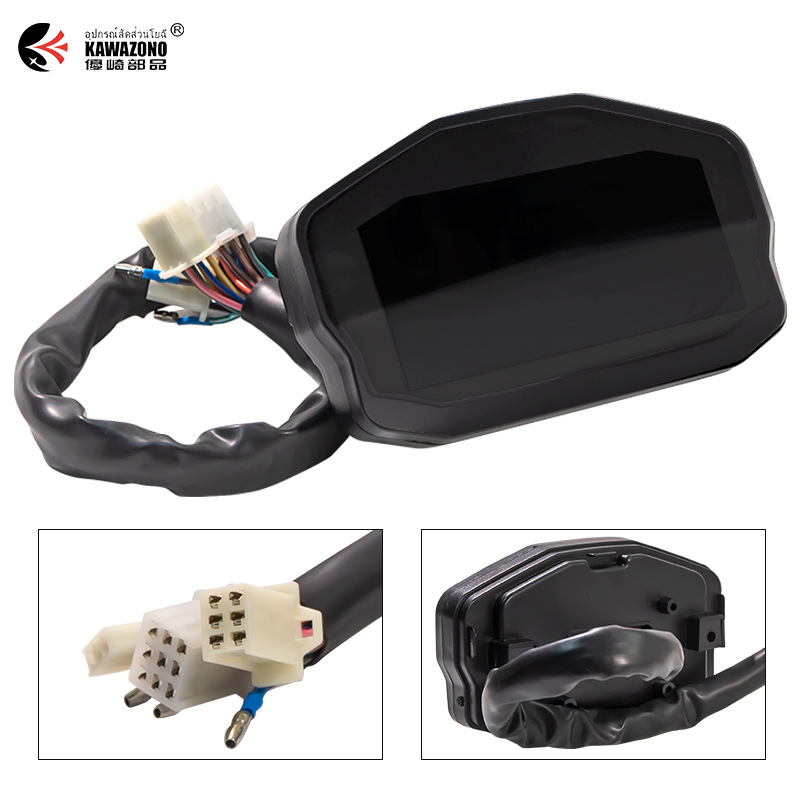 South American Hot Selling Motorcycle Meter Modified Universal Color Screen LCD HD LCD Code Meter ABS Odometer Dashboard