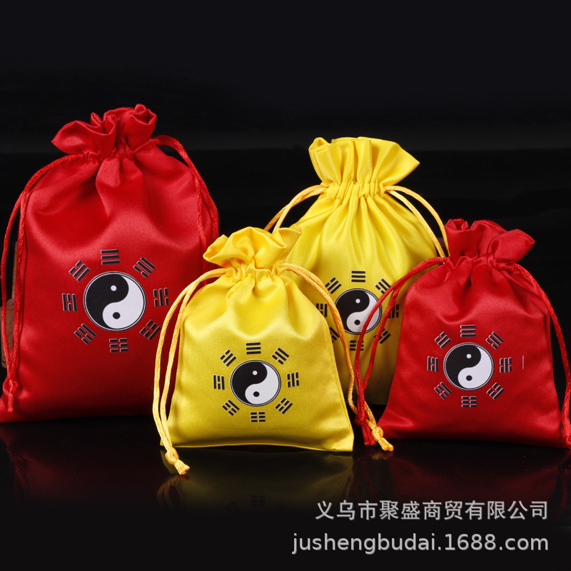 Красная сумка Gossip, новогодняя, большая, в китайском стиле, подарочная сумка, мешок на drawstring, красная сумка с печатью Тай Суй