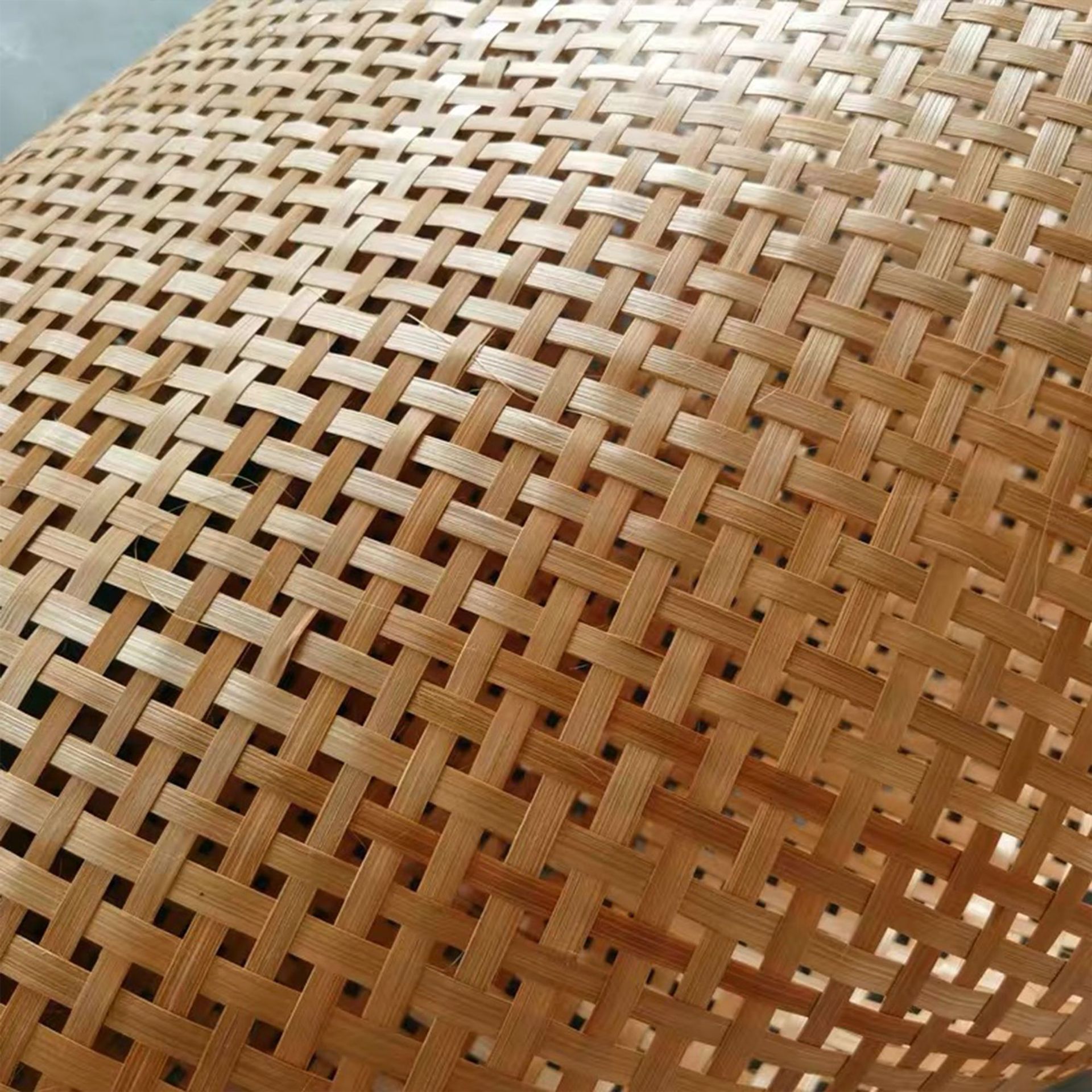 Factory bamboo woven green yellow decorative ceiling bamboo mat bamboo mat bamboo mat cross hexagonal herringbone mat carbonized dyeing