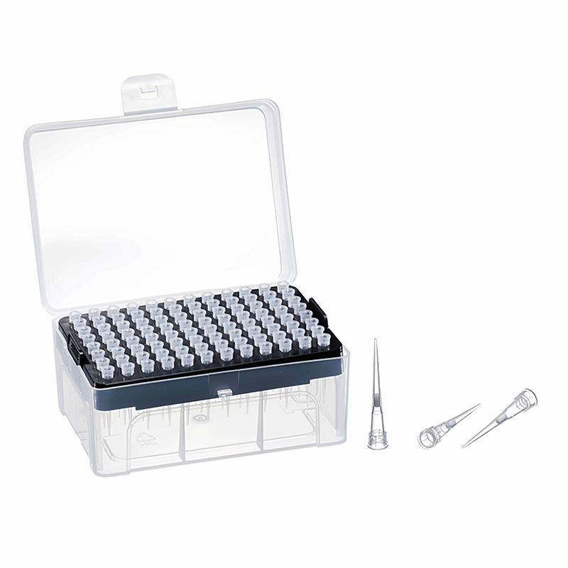 Multi-Specification Low-Adsorption Filter Tip Universal Boxed Transparent Sterilization Laboratory Pipette Consumables