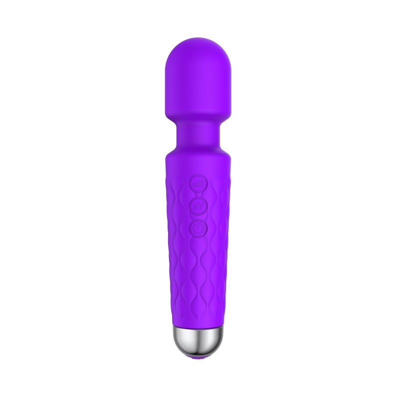 Factory Direct Sales 20-Frequency Rechargeable Knight Av Stick Female Erotic Silicone  Masturbation Massage Stick Adult Products
