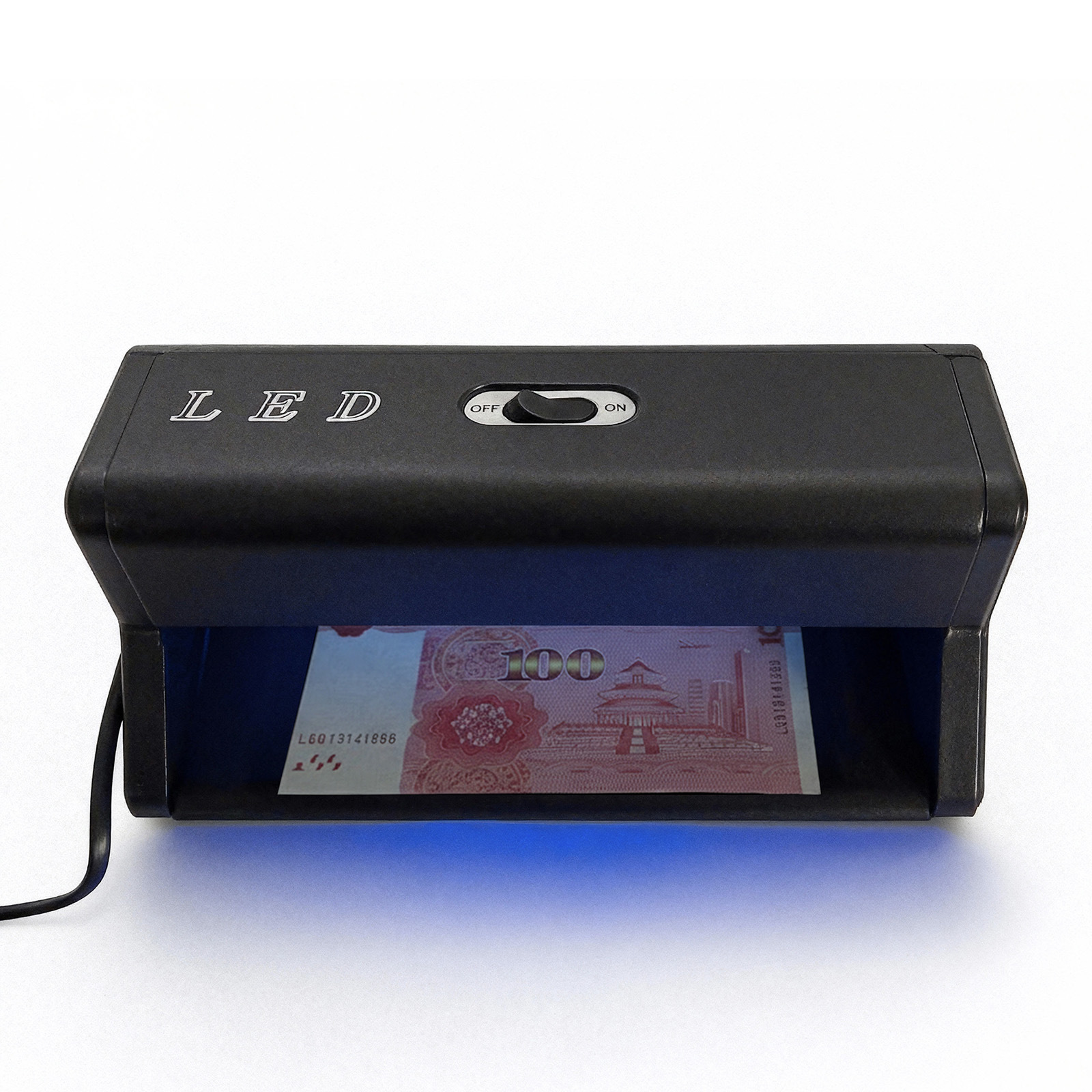 Портативный детектор банкнот Fengjin AD-105 многостраничный детектор банкнот европейского и американского типа с фиолетовым светом УФ многотрубный детектор банкнот