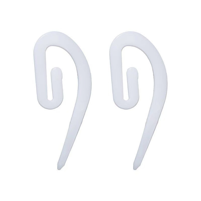 Factory wholesale curtain hook small pointed hook accessories curtain fabric with hook white plastic hook and curtain ring accessories