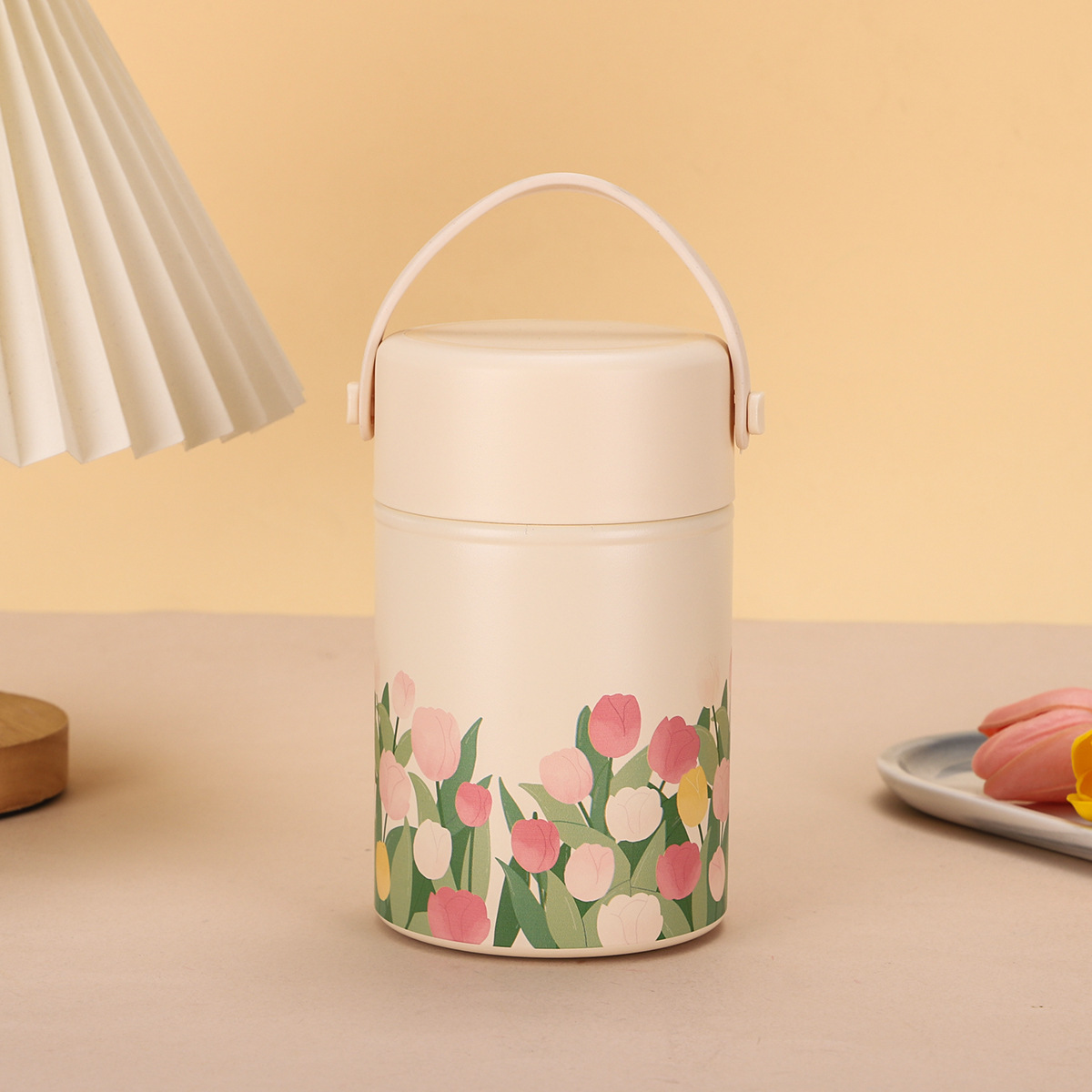 Large-Capacity 316 Stainless Steel Stew Pot, Tulip Stew Beaker, White Fungus Soup, Office Worker Insulation Bucket, Stew Beaker