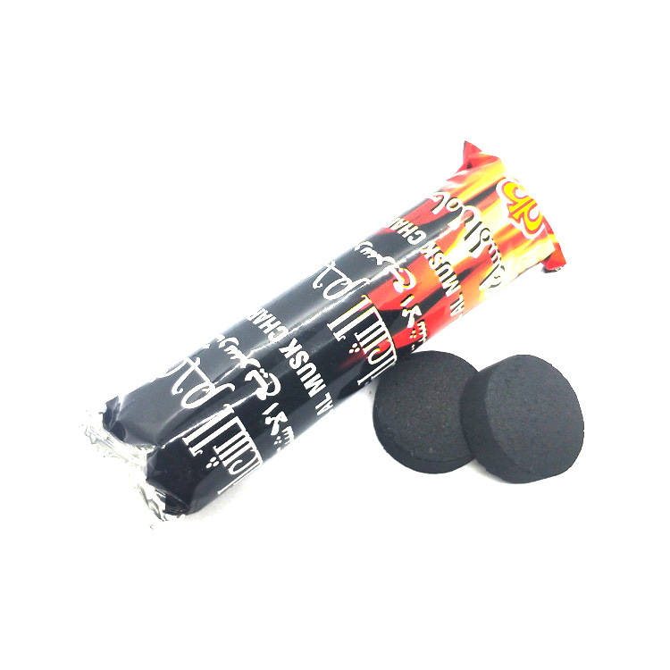 Various types of quick-burning charcoal Arabian smokeless hookah charcoal lemon smoked charcoal fruit charcoal