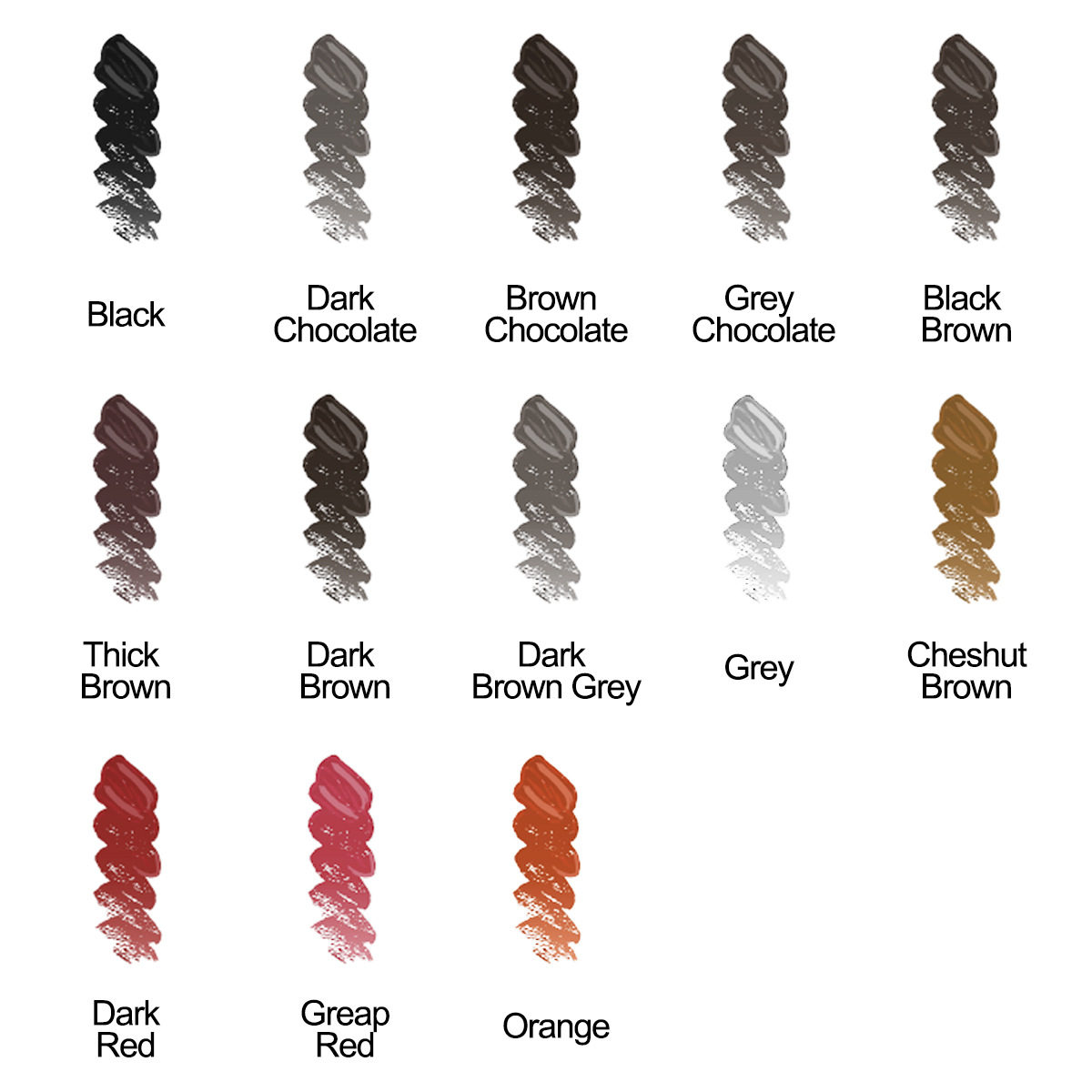 Tattoo Color Material 5ml Beginners Practice Pigment Color Emulsion Eyebrow Tattoo Bleaching Lip Color Contact Lens Line Practice Training Supplies