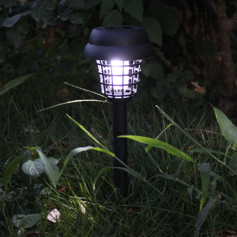 Solar Anti-mosquito Lamp Waterproof Outdoor Villa Garden Fly Lamp Outdoor Courtyard Mosquito Trap Electric Shock Insecticide Repellent Lamp