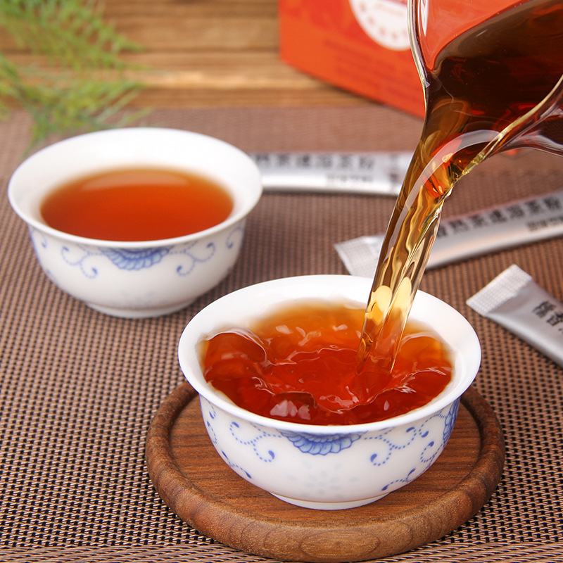 Essence Tea Solid Concentrated Instant Tea Hot and Cold Double-Brewed Glutinous Rice Fragrant Pu'Er Tea Cooked Tea Tea Powder Tea Paste Tea Treasure Wholesale