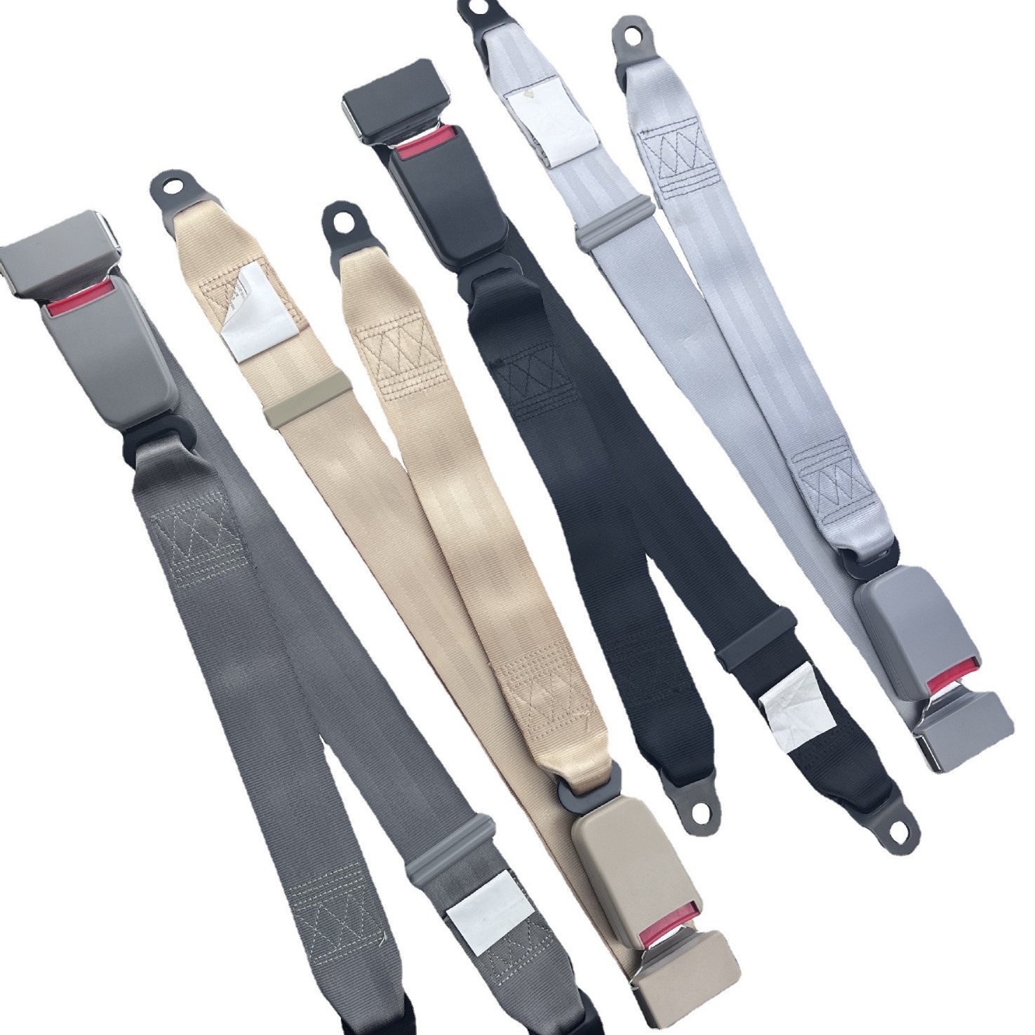 Two-Point Manual Car Seat Belt for Aircraft, Bus, and Coach Seat Modification Handheld Two-Point Safety Belt