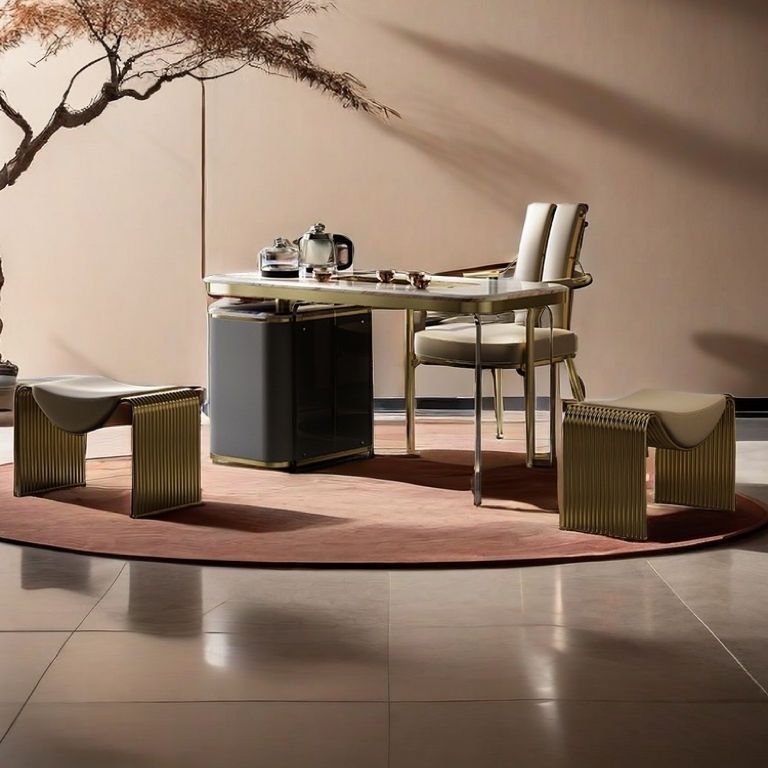 Light Luxury Dressing Stool, Guest Stool, Modern Simple Shoe Changing Stool, Living Room Sofa Stool, Tea Stool, Italian Chair, Silver Black