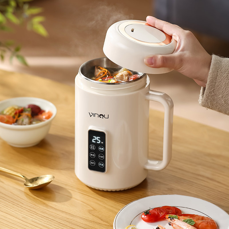 Export Electric Stew Pot Automatic Electric Water Cup 316 Stainless Steel Porridge Boiling Water Porridge Health Cup Small Free Shipping