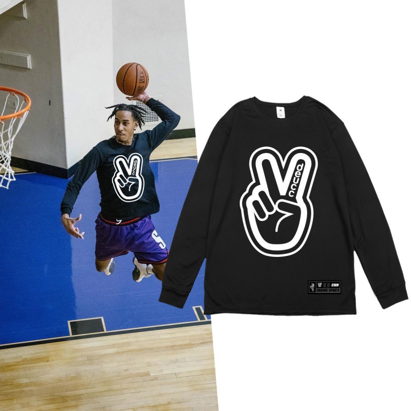 Basketball sports short sleeve quick-drying mesh American high-elastic shooting suit sweat-absorbent loose breathable summer fitness men's foreign trade