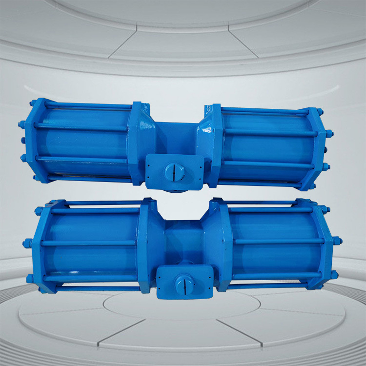 AW-22 AW-25 AW-28 fork type pneumatic actuator matching ball valve butterfly valve