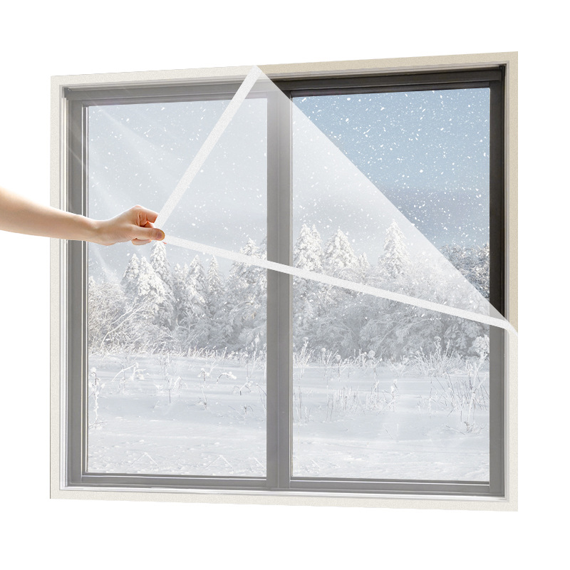 Winter Warm Curtain Sealed Window Windproof Bedroom Thickened Warm Curtain Heat Preservation Film Frost-proof Cold-proof Windshield Artifact