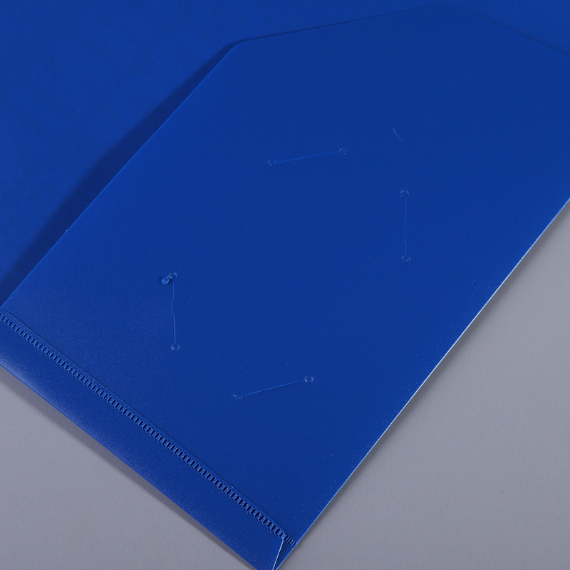 Frosted pp a4 double pocket a4 folder data storage two-page folder office data file envelope customization