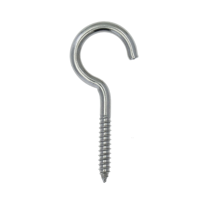 Manufacturer Supplies 304 Stainless Steel Horn Nails 1.0*8mm Closed Sheep Eye Nails Lanyard Combination Sheep Eye Self-Tapping Screws