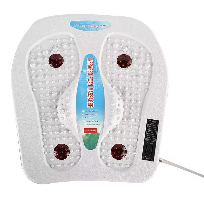 Cross-border Foreign Trade High Frequency Vibration Household Foot Massager Acupoint Heating Infrared Physiotherapy Plantar Massage Foot Therapy Machine