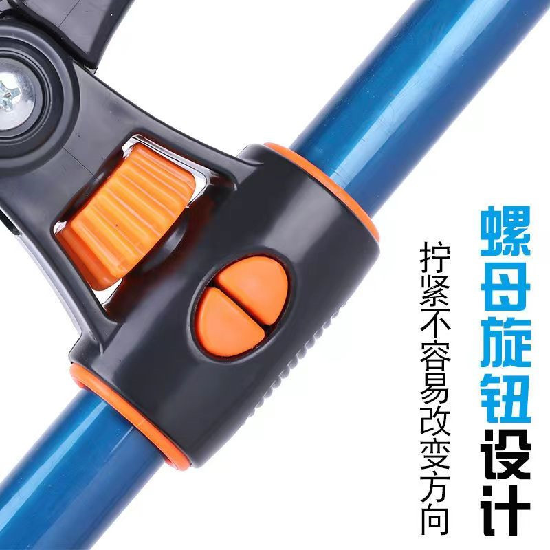 Fishing Rod Bracket Stainless Steel Fishing Bracket Bold Battery Ground Insertion Fishing Rod Bracket Fishing Box Fishing Chair Dual-purpose Ground Insertion